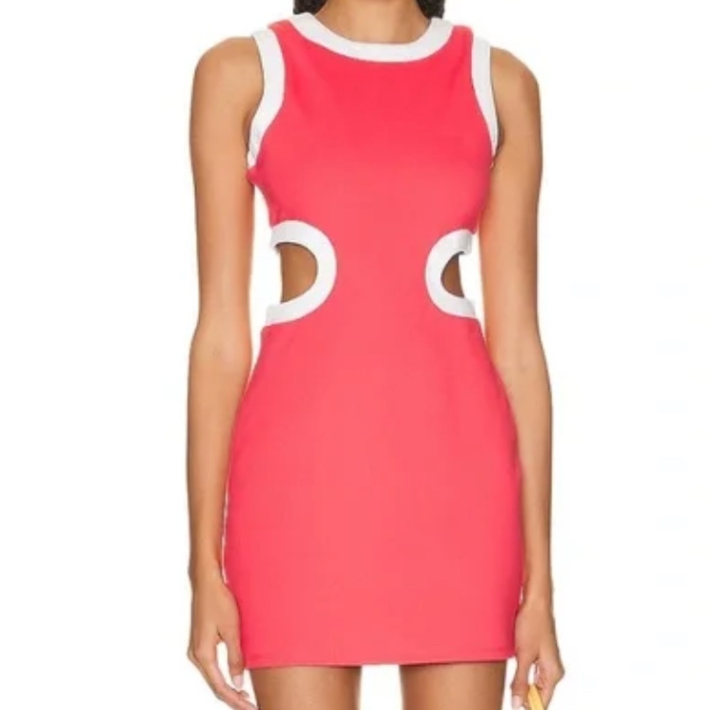 STAUD Dolce Mini Dress